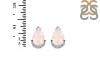 Rose Quartz & White Topaz Stud Earring RSQ-RDE-1262.