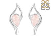 Rose Quartz Stud Earring RSQ-RDE-13.