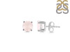 Rose Quartz Stud Earring RSQ-RDE-1349.