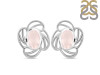 Rose Quartz Stud Earring RSQ-RDE-14.
