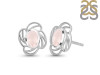 Rose Quartz Stud Earring RSQ-RDE-14.
