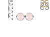 Rose Quartz Stud Earring RSQ-RDE-1425.