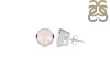 Rose Quartz Stud Earring RSQ-RDE-1425.