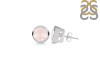 Rose Quartz Stud Earring RSQ-RDE-1426.