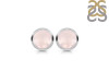 Rose Quartz Stud Earring RSQ-RDE-1244.