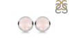 Rose Quartz Stud Earring RSQ-RDE-1434.