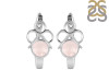 Rose Quartz Stud Earring RSQ-RDE-16.