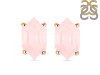 Rose Quartz Stud Earring RSQ-RE-27.