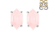 Rose Quartz Stud Earring RSQ-RE-27.