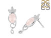 Rose Quartz Stud Earring RSQ-RDE-5.