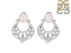 Rose Quartz Stud Earring RSQ-RDE-51.