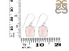 Rose Quartz Earring RSQ-RDE-711.