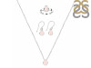  Rose Quartz Jewelry Set RSQ-RDN-410-RDE-995-RDR-4028.