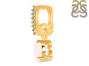 Rose Quartz & White Topaz Pendant RSQ-RDP-549-CZ-LOOP.