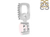 Rose Quartz & White Topaz Pendant RSQ-RDP-549-CZ-LOOP.