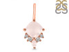 Rose Quartz & White Topaz Pendant RSQ-RDP-729.