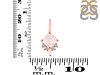 Rose Quartz & White Topaz Pendant RSQ-RDP-729.