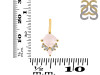 Rose Quartz & White Topaz Pendant RSQ-RDP-729.