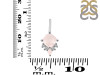 Rose Quartz & White Topaz Pendant RSQ-RDP-729.