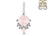 Rose Quartz & White Topaz Pendant RSQ-RDP-729.