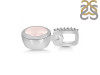 Rose Quartz & White Topaz Pendant RSQ-RDP-742-CZ-LOOP.