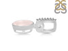 Rose Quartz & White Topaz Pendant RSQ-RDP-792-CZ-LOOP.