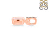 Rose Quartz & White Topaz Pendant RSQ-RDP-954-CZ-LOOP.