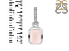 Rose Quartz & White Topaz Pendant RSQ-RDP-955-CZ-LOOP.