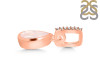 Rose Quartz & White Topaz Pendant RSQ-RDP-956-CZ-LOOP.