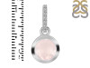 Rose Quartz & White Topaz Pendant RSQ-RDP-960-CZ-LOOP.