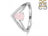 Rose Quartz & White Topaz Ring RSQ-RDR-1716.