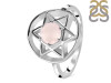 Rose Quartz Pentacle Ring RSQ-RDR-2137.