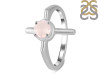 Rose Quartz Holy Cross Ring RSQ-RDR-2143.