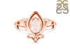 Rose Quartz Lotus Ring RSQ-RDR-2157.