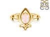 Rose Quartz Lotus Ring RSQ-RDR-2157.