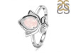 Rose Quartz Lotus Ring RSQ-RDR-2157.