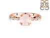Rose Quartz & White Topaz Ring RSQ-RDR-2269.