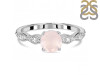 Rose Quartz & White Topaz Ring RSQ-RDR-2288.