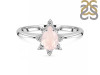 Rose Quartz & White Topaz Ring RSQ-RDR-2305.
