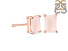 Rose Quartz Stud Earring RSQ-RE-11.