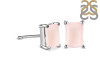 Rose Quartz Stud Earring RSQ-RE-11.