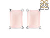 Rose Quartz Stud Earring RSQ-RE-11.