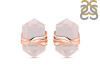 Rose Quartz Pencil Stud Earring RSQ-RE-67.