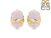 Rose Quartz Pencil Stud Earring RSQ-RE-67.