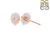 Rose Quartz Pencil Stud Earring RSQ-RE-67.