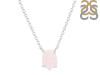 Rose Quartz Raw Crystal Necklace RSQ-RN-200.