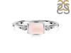 Rose Quartz & White Topaz Ring RSQ-RR-135.