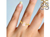 Rose Quartz & White Topaz Ring RSQ-RR-139.