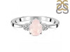 Rose Quartz & White Topaz Ring RSQ-RR-335.