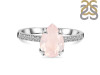 Rose Quartz & White Topaz Ring RSQ-RR-344A.